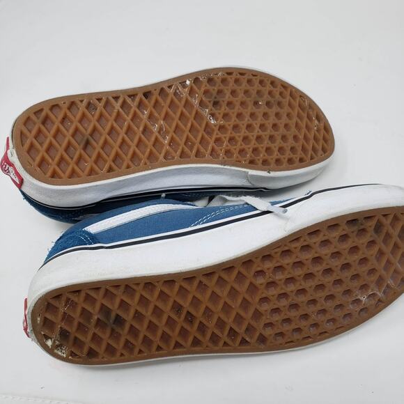 Vans Suede Sneaker Lace Up Shoe Teal - 6 - Picture 6 of 6